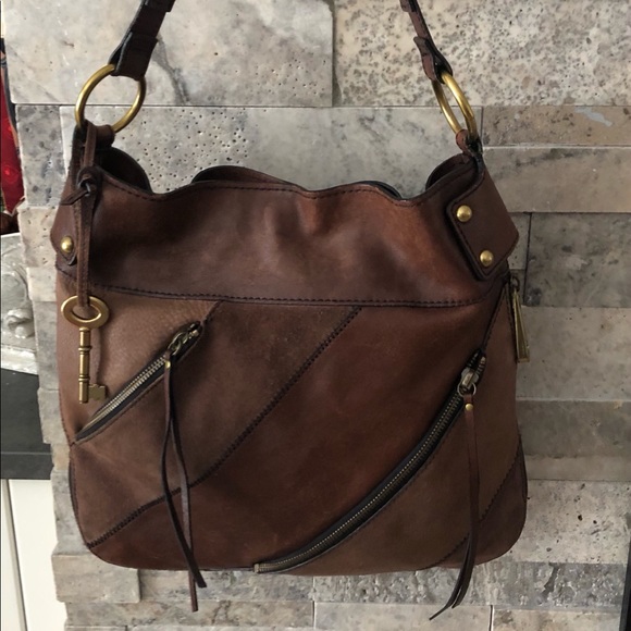 Fossil Handbags - Fossil Leather & Suede purse